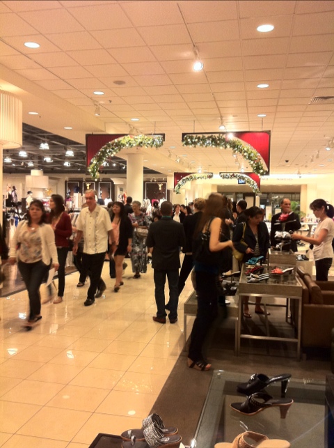 Nordstrom Hawaii Holiday Shopping Event Aisles